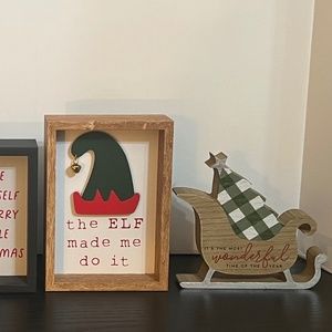 Four (4) Christmas Decorations